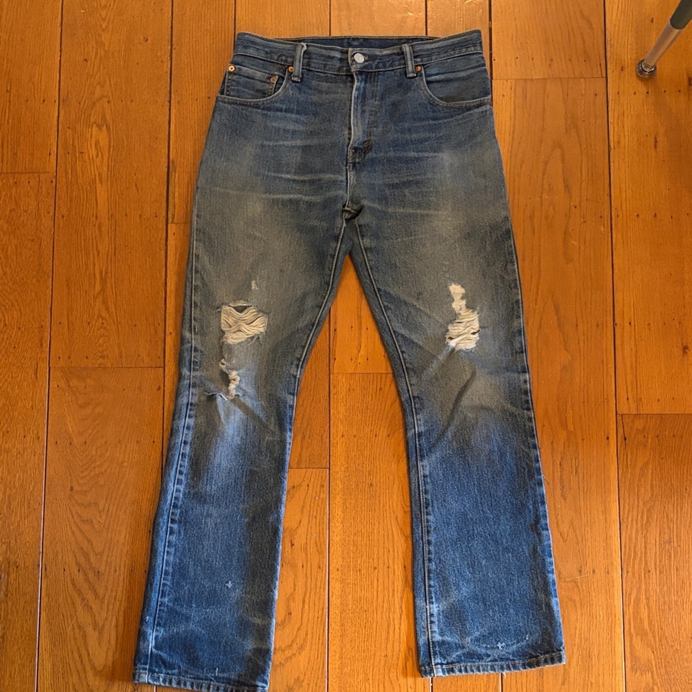 Levi's Men's Classic Blue Straight Jeans